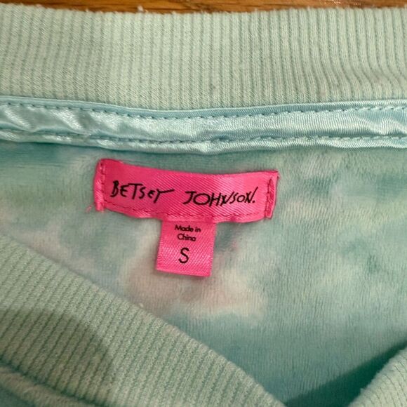 BETSEY Johnson Performance tie dye long sleeve sweatshirt size Small - Picture 2 of 4